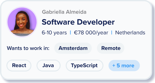 Transparent developer profiles
